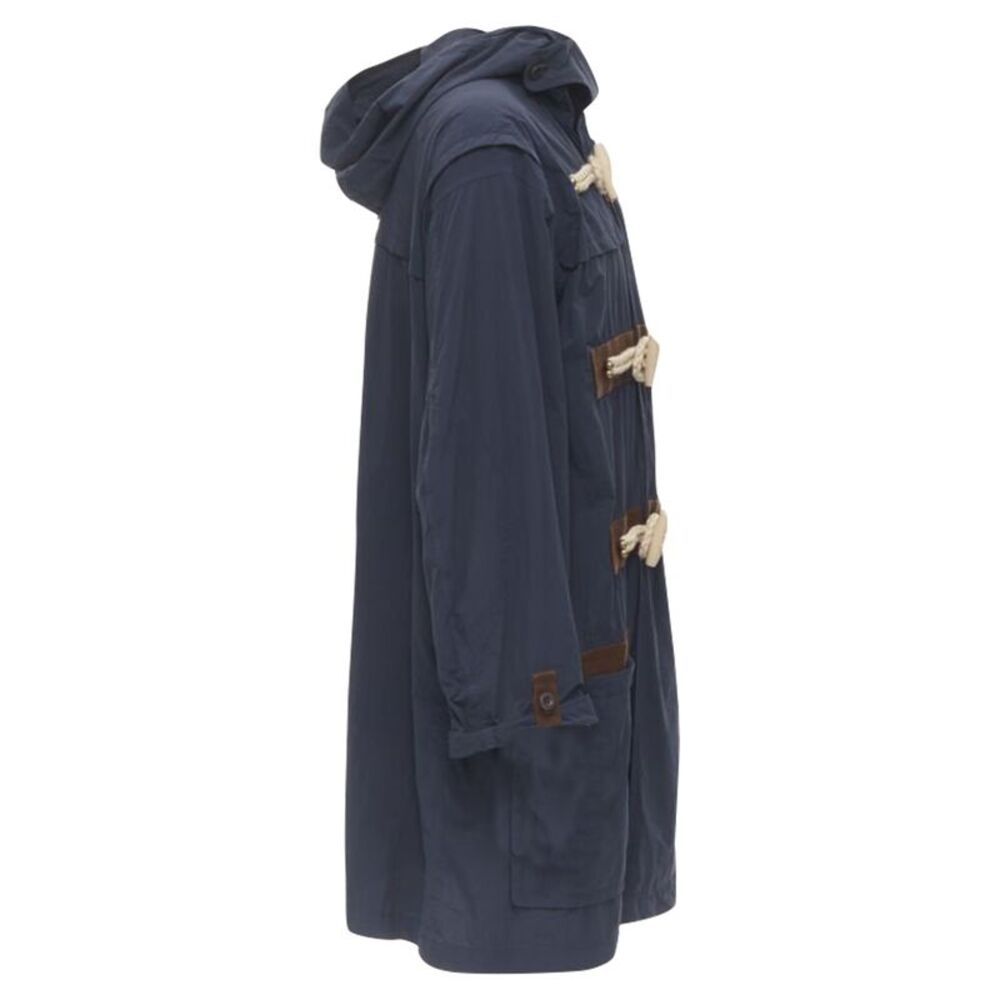 Kolor Rope Wood Toggle Button Parka Jacket - image 3